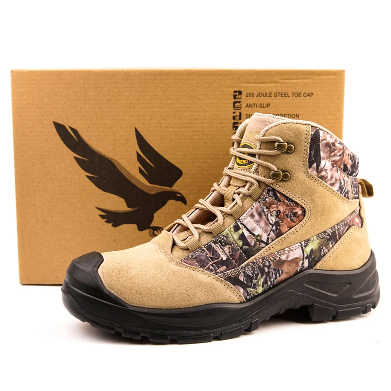 tactical  safety shoes new models man camo work shoes with metal toe  camouflage premium safety shoes