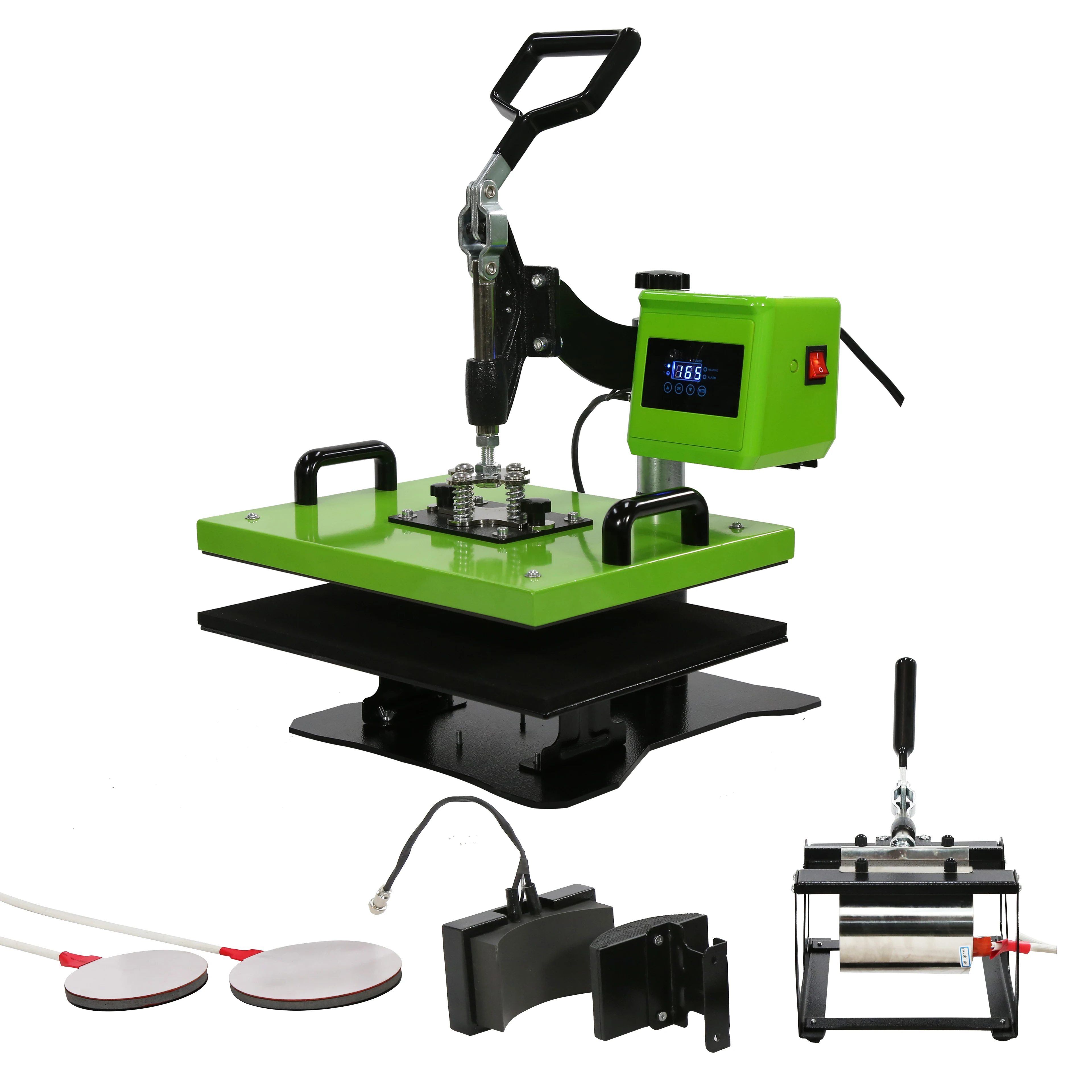 5 in 1 Combo Heat Press Machine Transfer Machine Authentic 15x15 Digital Heat Press 16x20 Swing Away Heat Press