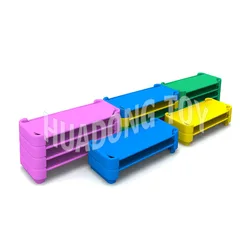 Comfortable Baby Cheap Plastic modern Kindergarten Furniture Bed