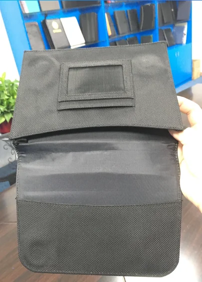 Custom logo  vehicle manual organizer protect and collect of car documents canvas Leather car document Holder