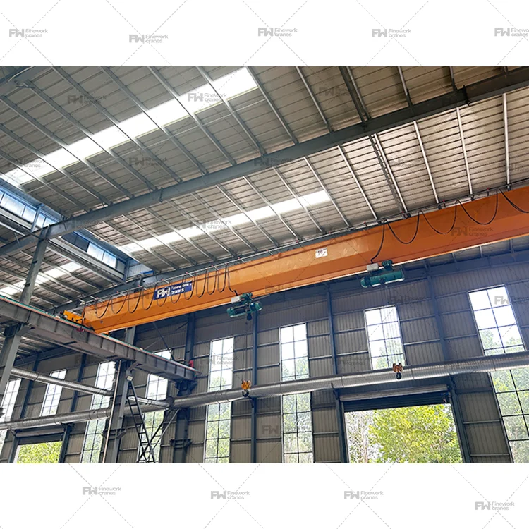 Single Beam Monorail Hoist Electric Overhead Crane Design for Workshop