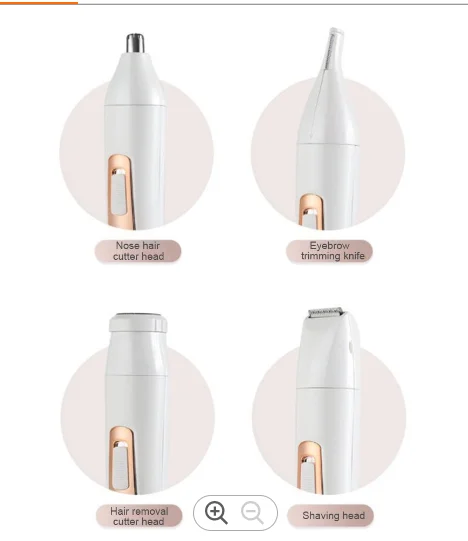 Four-in-one Multifunctional Epilator Hair Removal Instrument Electric Waterproof Nose Hair Trimmer