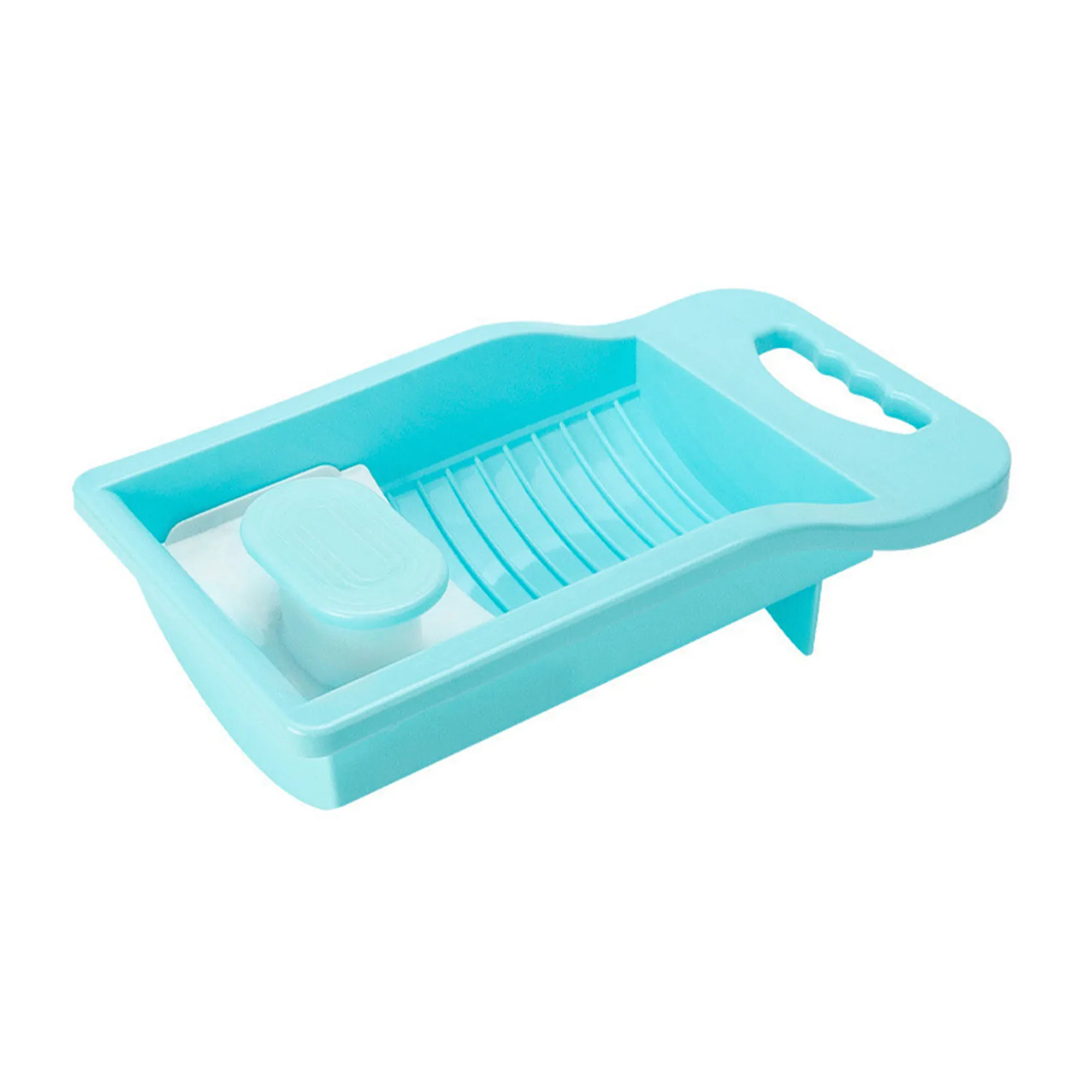 2023 Personal Underwear Sock Washboard All-in-one Washtub Anti-slip Laundry Accessory Washing Board Plastic Laundry Washboard