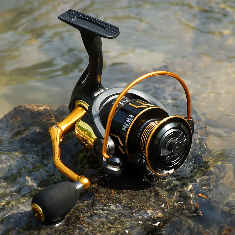 LINNHUE Spinning Reel X3 1000-7000 Metal Spool 5.0:1 4.7:1 Gear Ratio 8kg  Max Drag Interchangeable Eva Grip Light Weight Reel