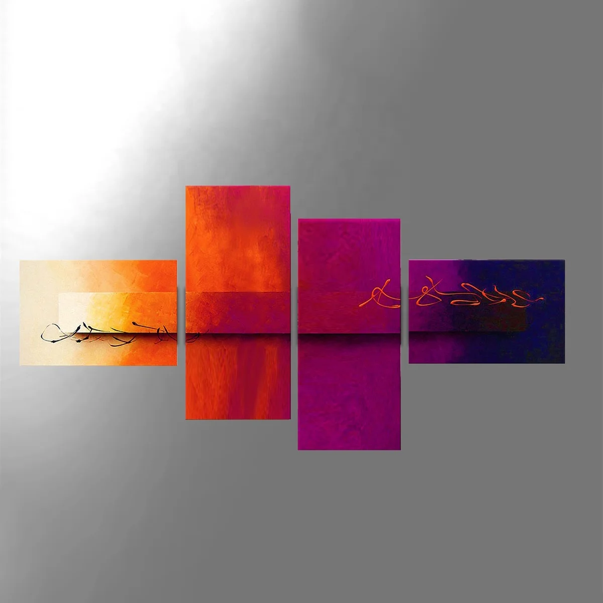 
Islamic Painting Wall Art Modern Living Room Home Painting Wall Decoration Wholesaler 5 Piece Canvas Art Painting 