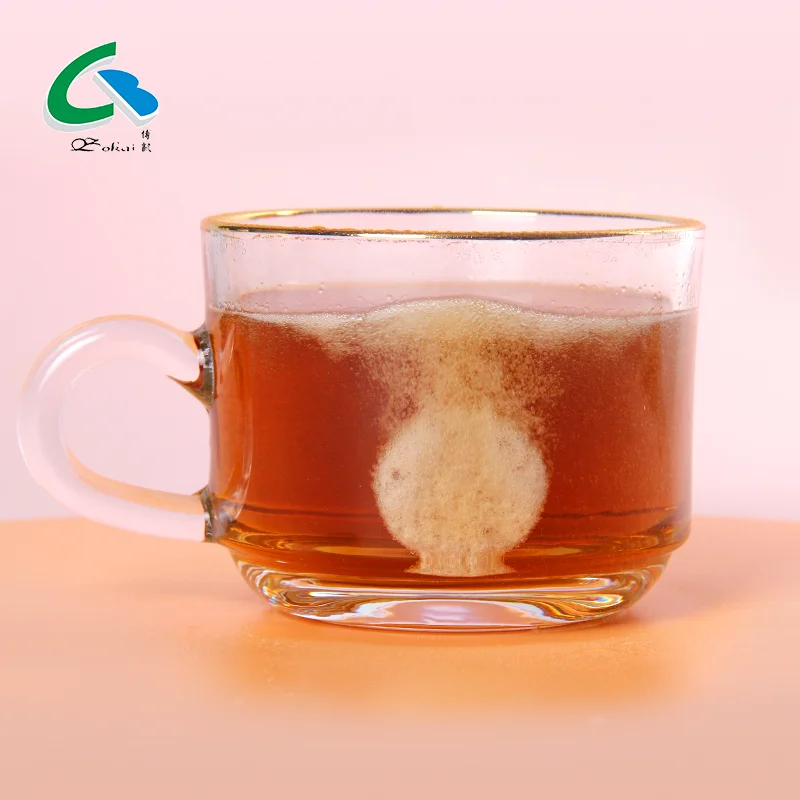 OEM Private label GMP certificated Vitamin C RADIX PUERARIA effervescent tablet for hangover relief