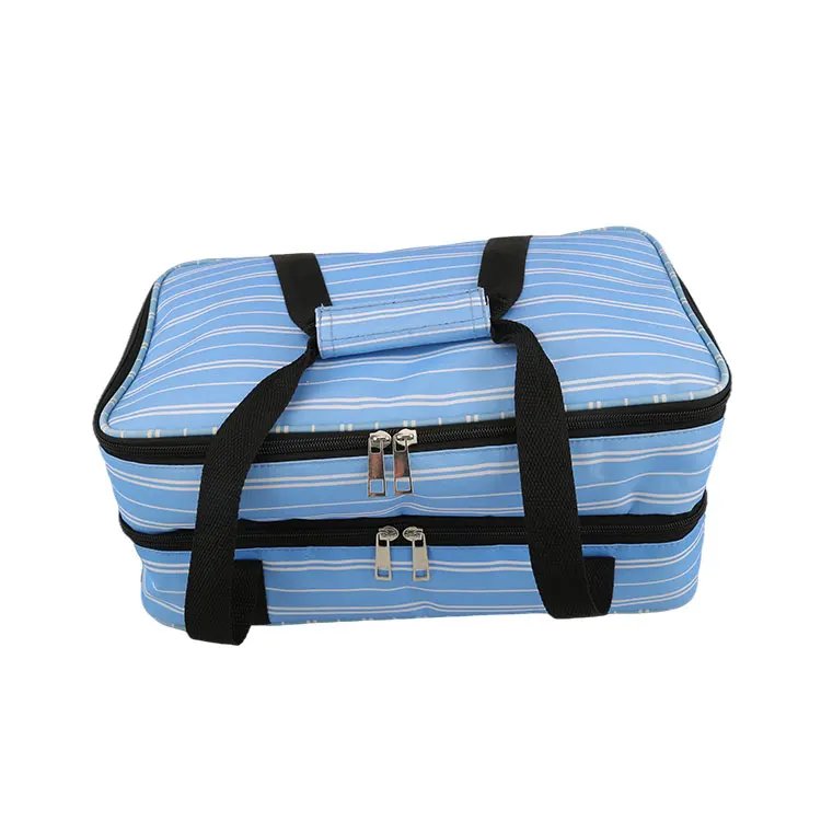 
Double Casserole Carrier Lasagna Lugger for Potluck Parties/Picnic/Beach Thermal Lunch Bag Tote to Keep Food Hot/Cold 