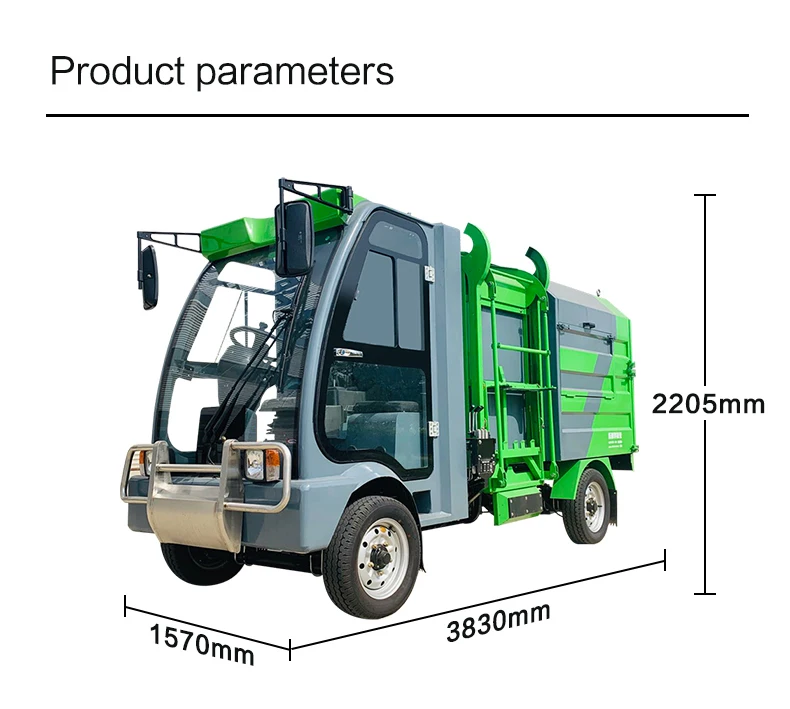 ART-Y40 Battery Powered Automatic Trash Bin Washing Truck