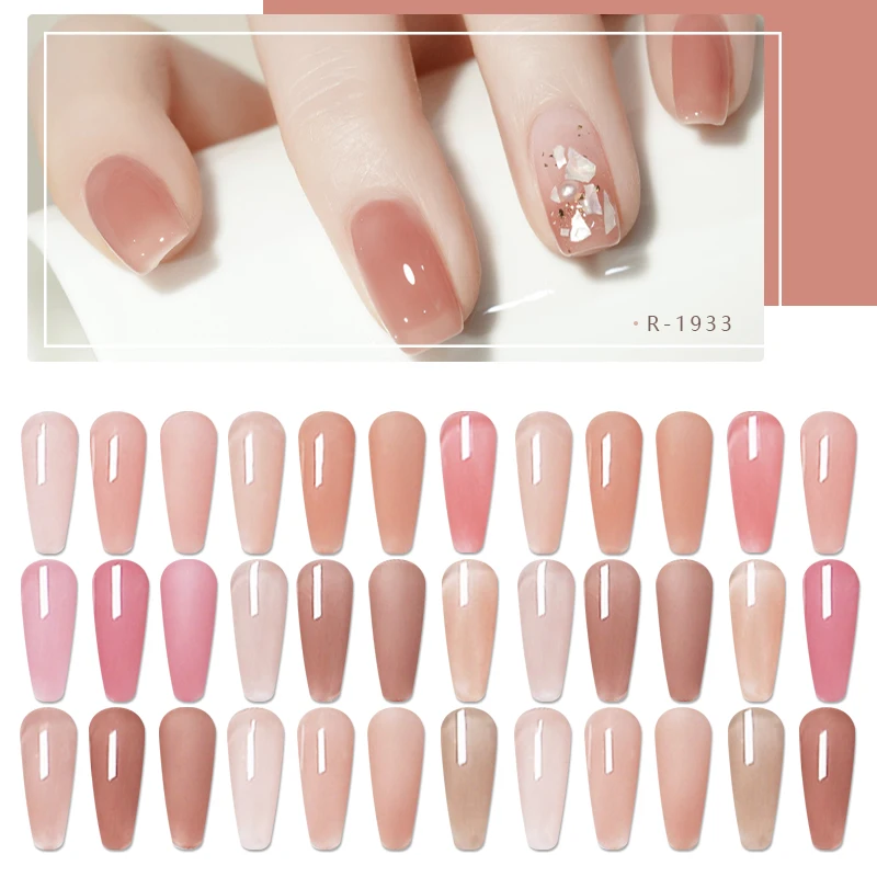 Wholesale UV Gel Kit Professional Nail Bulk Vacation Capacity Nail Gel polish Supplies Soak Off Ice Gel OEM