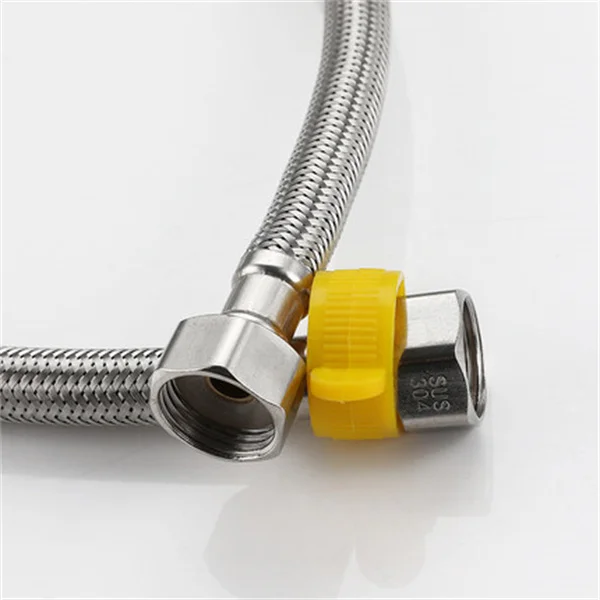 Faucet Braided Hose Manufacturers Provide Water Pipe Bathroom Toilet Stainless Steel Flexible Braided Hose