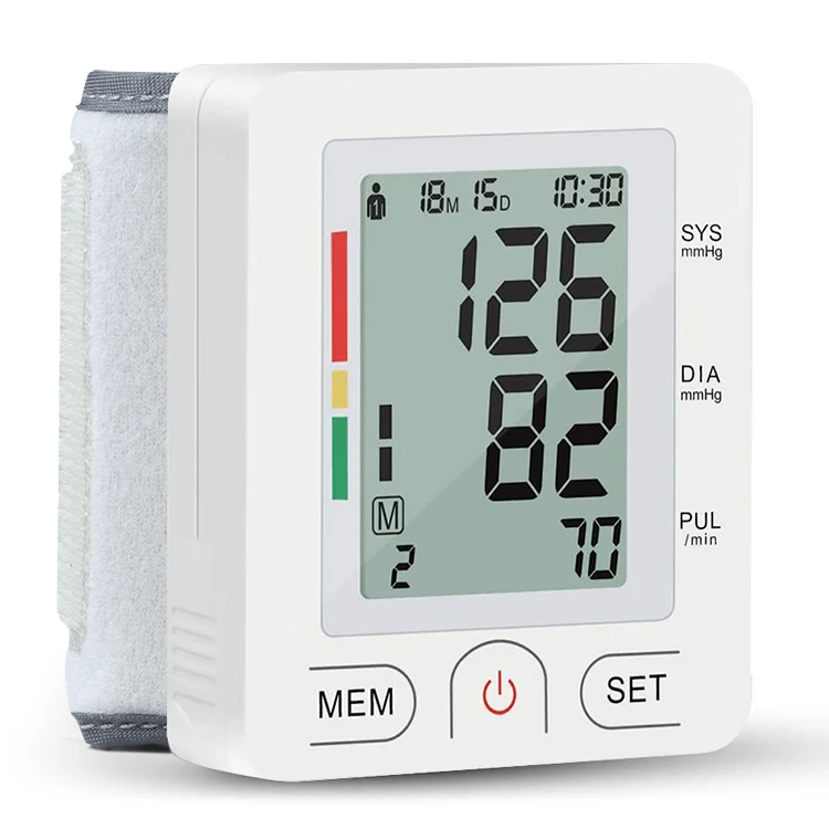 
Wrist Tensiometer ISO Certificate and Class II Instrument classification Digital Blood Pressure Monitor 