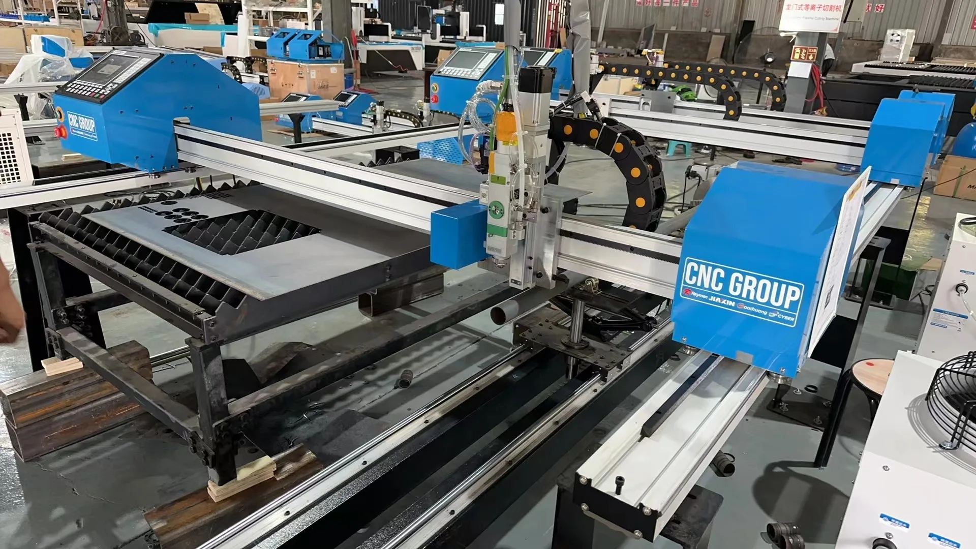 Portable gantry laser cutting machine fully up gradedcan be connected to computer  no black residue no secondary processing