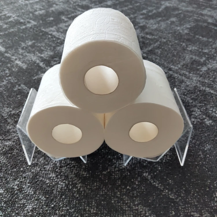 Oem 2/3/4 ply water soluble toilet paper virgin wood pulp core bulk pack toilet tissue tolite paper