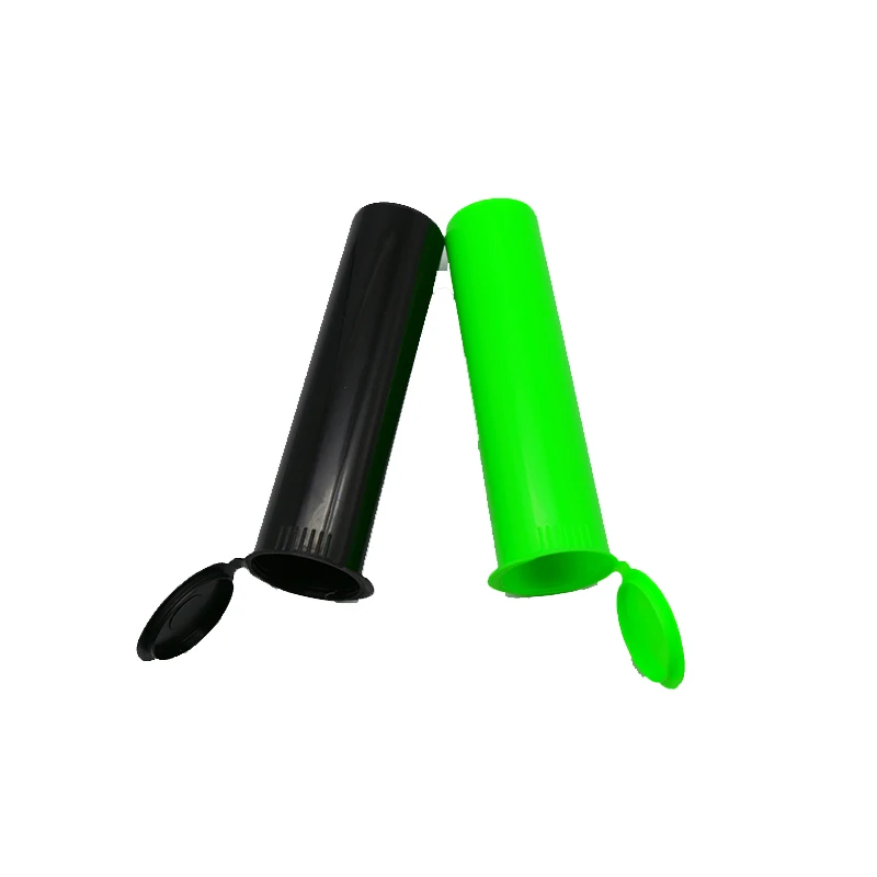 Custom Smell Proof Child Resistant Squeeze Pop Top Tube Pre  Plastic Tubes With Package Pop Top Tubes