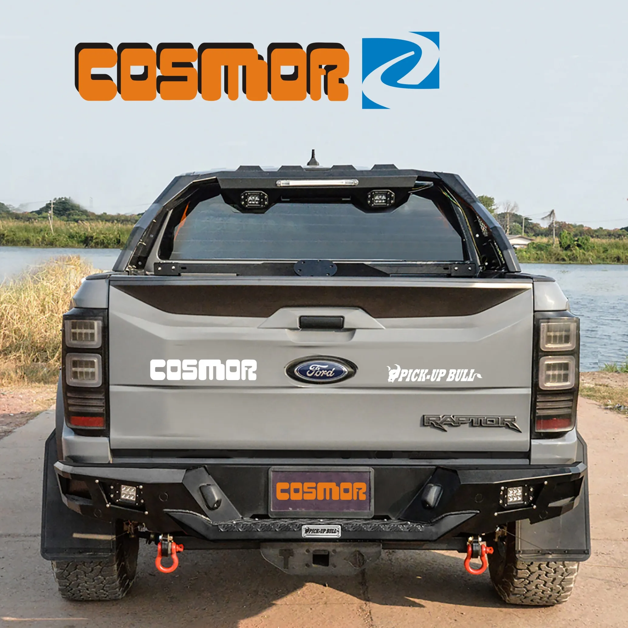  Стальной задний бампер для Ford Ranger Raptor