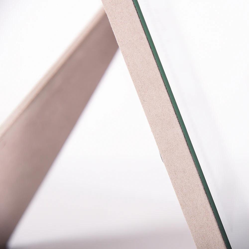 Wholesale Modern Style Tabletop Display 5x7 inch Silver Mirrored Glass Picture Frame for Wedding Party