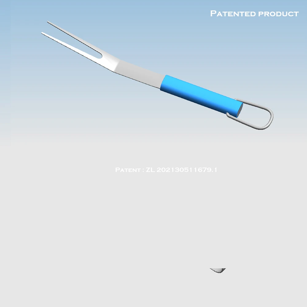 Набор инструментов для барбекю с пластиковой ручкой, 3 шт., патентный дизайн, товар для барбекю-гриля, новинка 2022