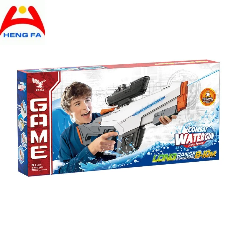 New Wholesale Price Super Size Large Capacity Loading Gun Water Automatic Shooting Soaker Water Gun Toy With Light