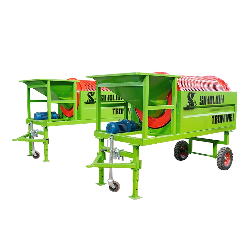 mobile trommel screen MTS0818  supplier direct small trommel screen
