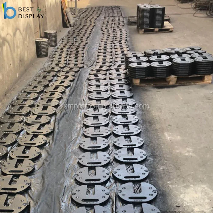 8kgs 10kgs 15kgs Iron Cast Tent Weight for Trade Show Gazebo Tent