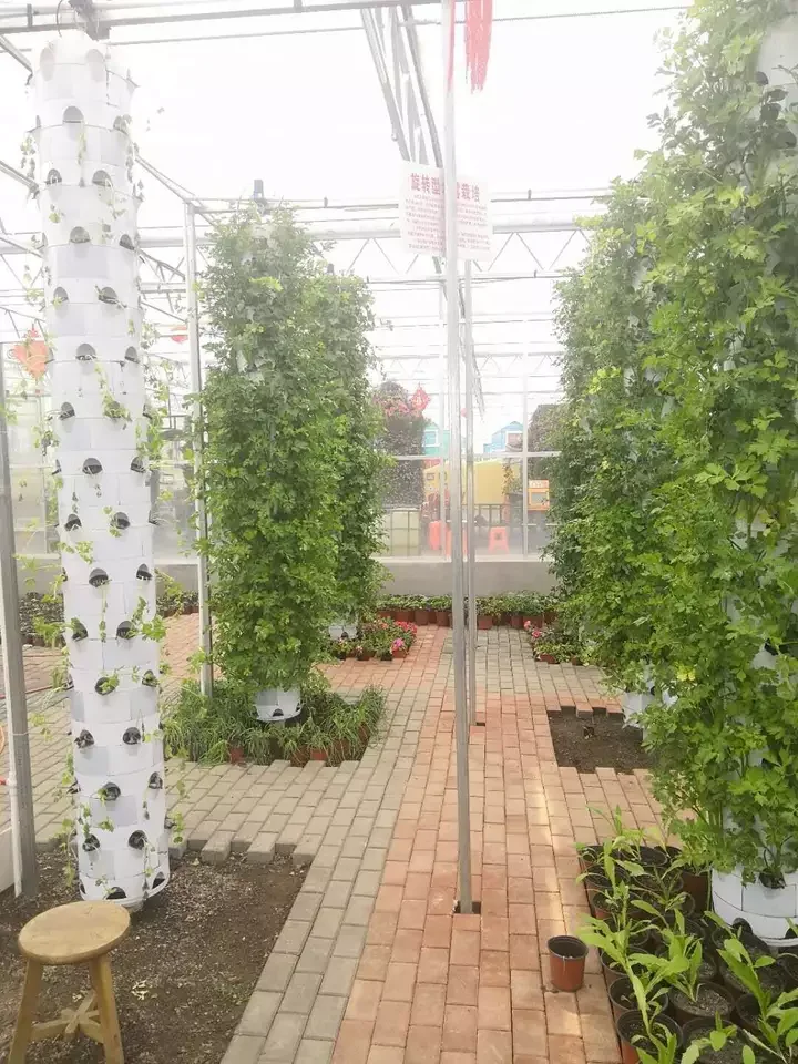 Vertical Farming Tower  Use For Agricultural Greenhouses Equipment Hydroponic System
