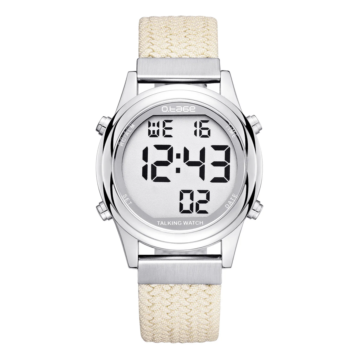 Ladies Atomic Talking Watch with Large Digital Number for elderly,  blind, visually impaired or low vision people