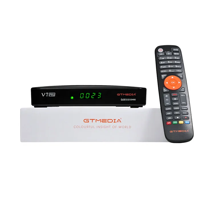 GTmedia V7 Pro S2X T2 Combo Box спутниковый ресивер с поддержкой H.265 PowerVu Biss Key Cccam Newcam Youtube USB Wifi 1080P full