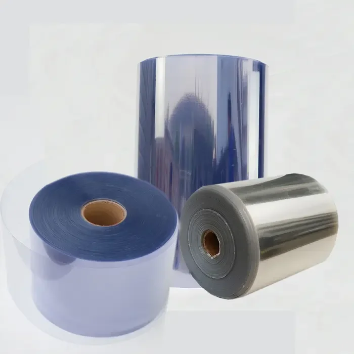 GT  0.3mm 0.5mm 1mm thick rigid PVC transparent plastic film roll PVC coil thermoforrming