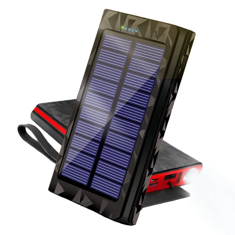 
Outdoor Waterproof 26800 Mah Usb Solar Mobile Phone Charger Portable Solar Power System Power Bank Solar Panel For Cell Phone 
