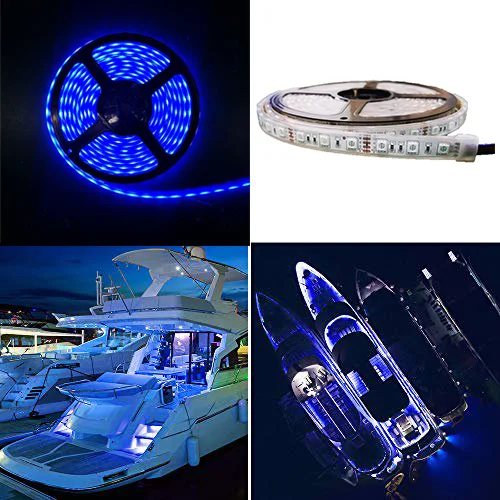 IP68 Waterproof 5050 RGB BLUE LED Rigid Bar Strip Lights 1M 5 M OEM Length For Fish Tank Boat Lighting