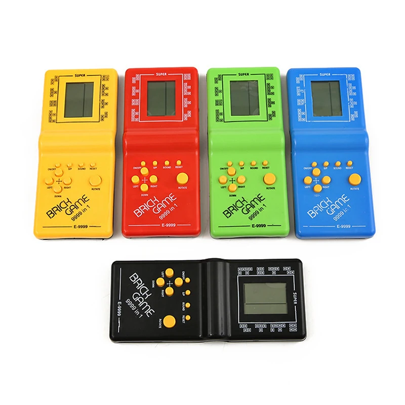 1Pc Classic Handheld Game Machine Brick Game Kids Console Toy with Music Playback Retro Children Pleasure Games Player