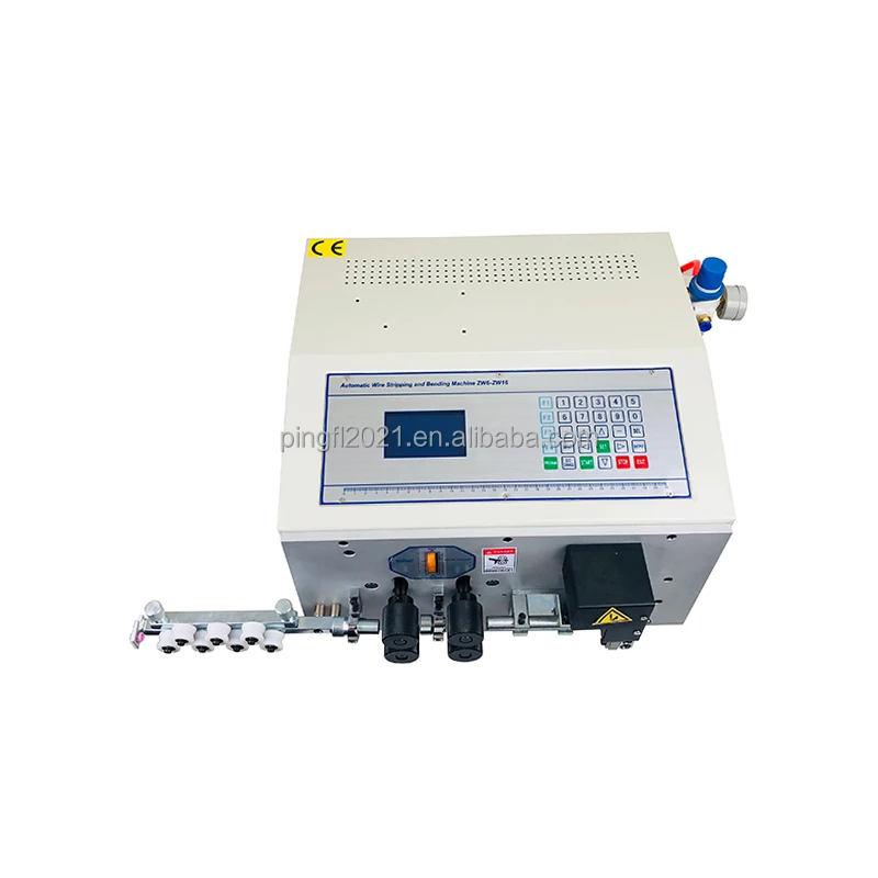 PFL-09 Manufacturer Factory Price Automatic Flat Wire Bending Angle Cable Stripping Cutting Machine