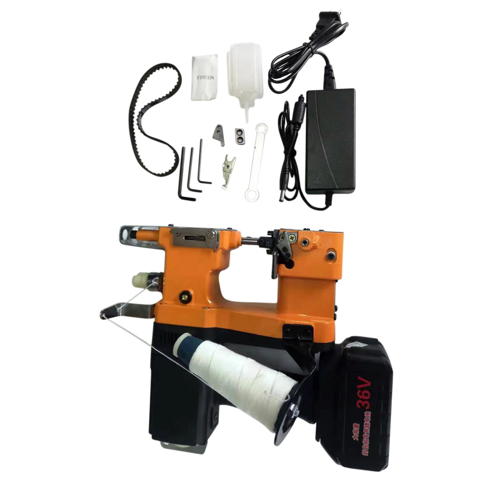 portable gunny rimoldi bag closer sewing machine price GK 9-370 with 36V battery