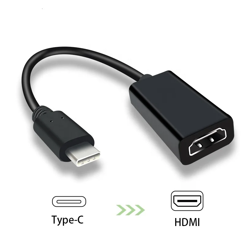 USB C to HDMI Adapter 4K 30Hz Cable Type C HDMI for MacBook Samsung Galaxy S10 Huawei Mate P20 Pro USB-C HDMI Adapter