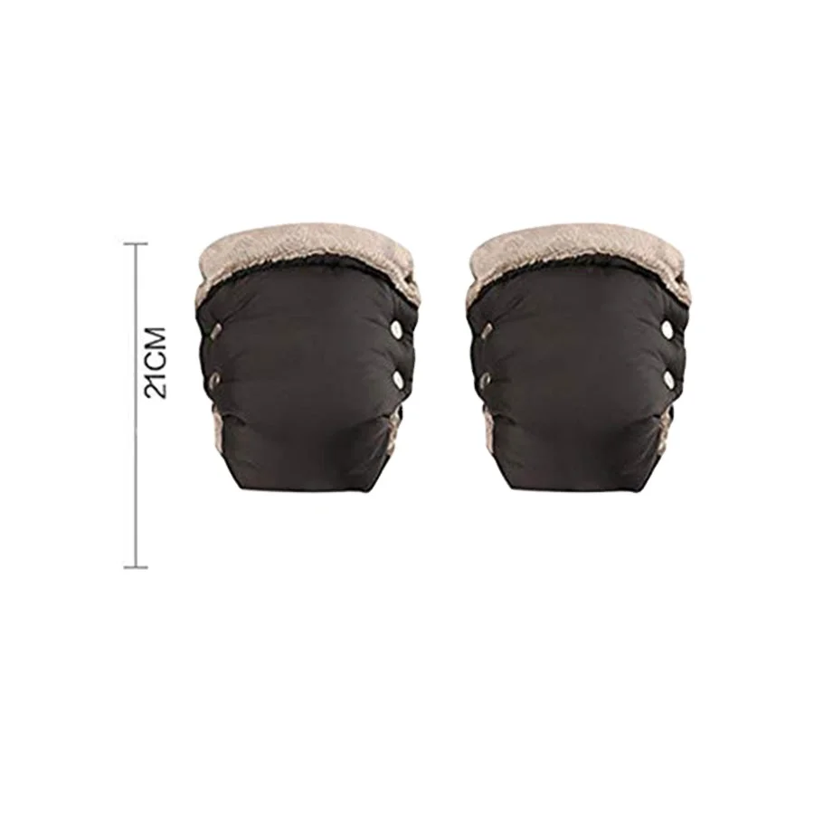M857 Thick Fleece Lining Baby Stroller Windproof Hand Muff Mommy Winter Gloves Baby Stroller Hand Muff