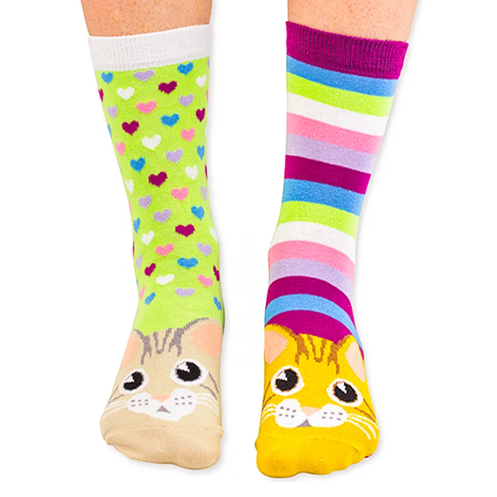Custom Small Boys Cartoon Tube Animal Head Socks