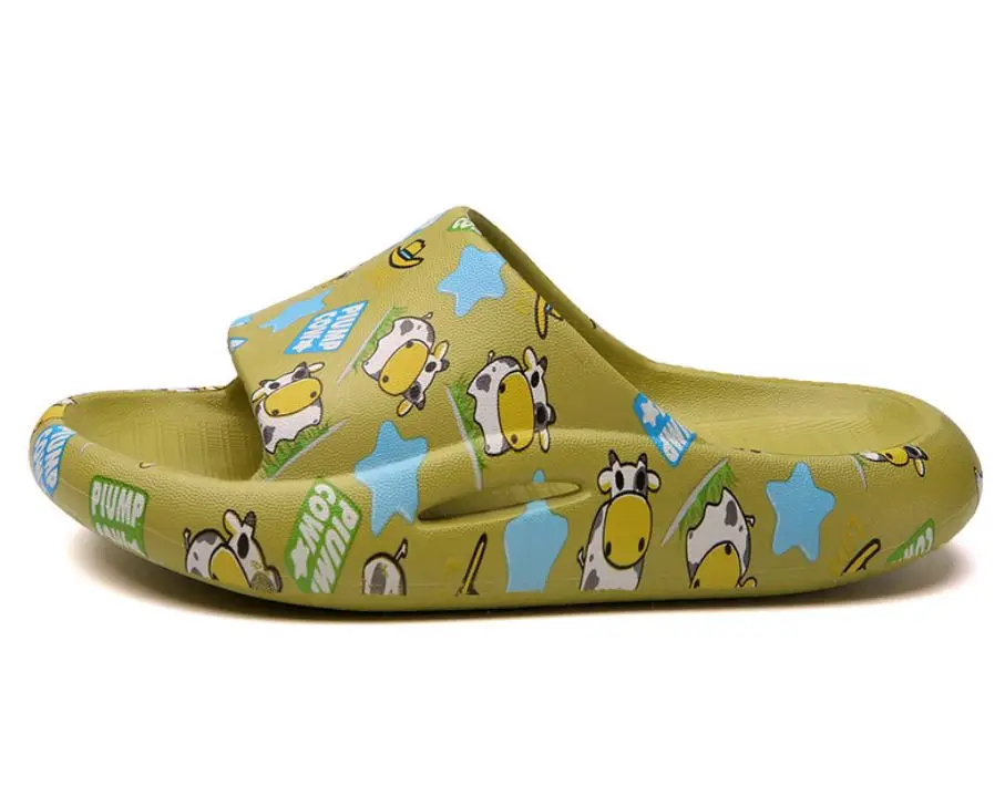 Симпатичные Мультяшные единороги Детские Малыши Мальчики и девочки детские Нескользящие Тапочки для ванной