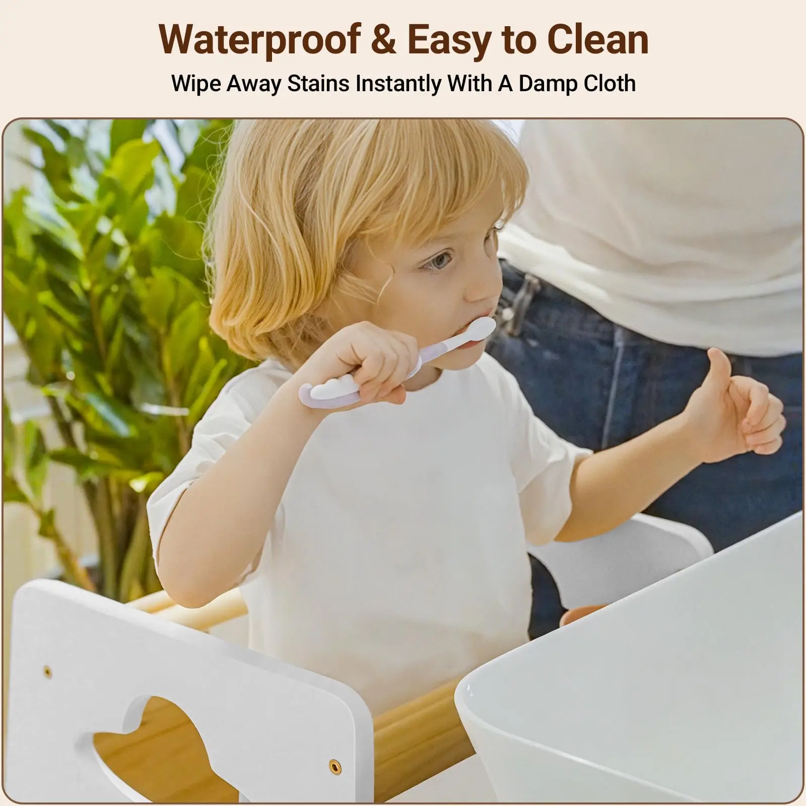 2025 современный регулируемый по высоте детский кухонный стул Montessori Helper Tower OEM обучающая башня для использования в спальне