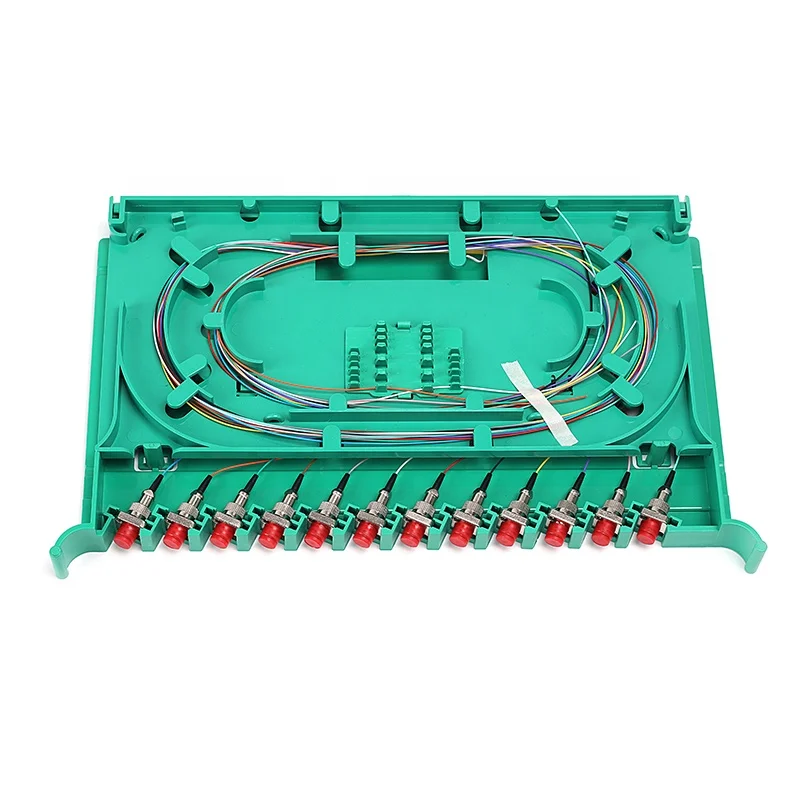fiber optic splice tray 12 way good quality thicken spcc material 0.8mm for telecommunication