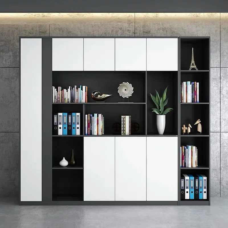 commercial Office Furniture boss Office Room Filing Cabinet Modern Wood Storage Cabinet Home School display bookcase Use High