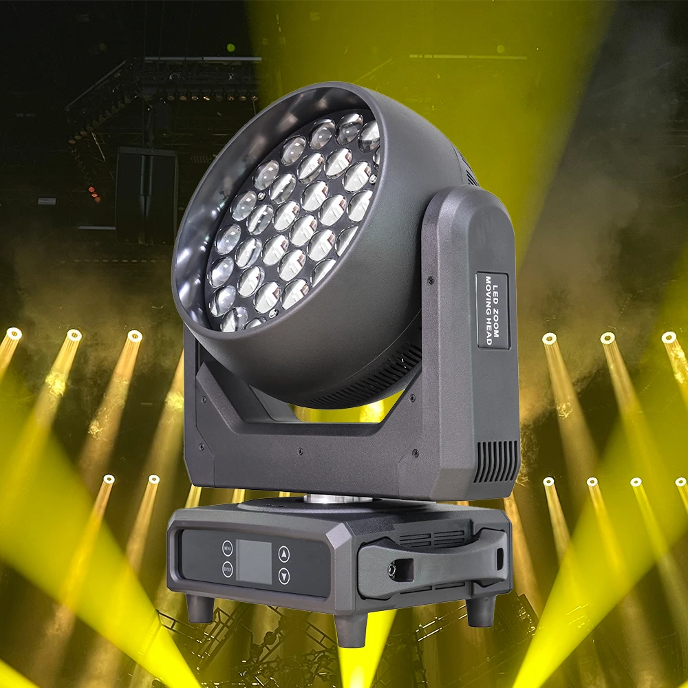 Joyfirst DJ Disco CLub RGBW 4 в 1 37x15 Вт 37x25 Вт светодиодная стирка 10-60 зум движущаяся головка сценический свет