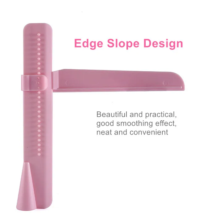 Manjia Adjustable Plastic Cake Smoother Polisher Fondant Cream Edge Smoothing Decorating Tools Cake Scraper Spatulas