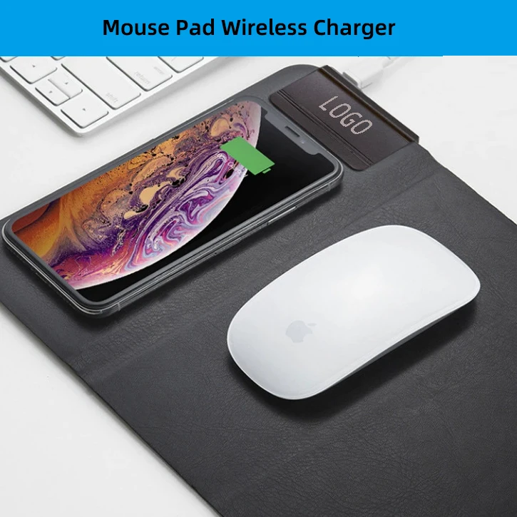 Foldable 15W Wireless Charger Mouse Pad Corporate Promotional & Business Gifts Item Gift Sets