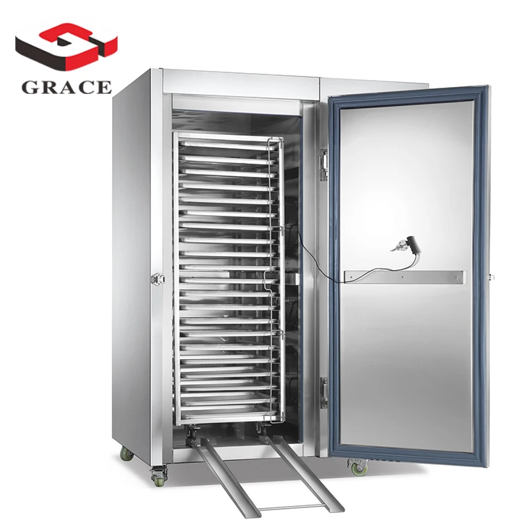 Commercial Industrial 80 Trays 2 Carts Trolley Blast Freezer Kitchen Blast Chiller Restaurant