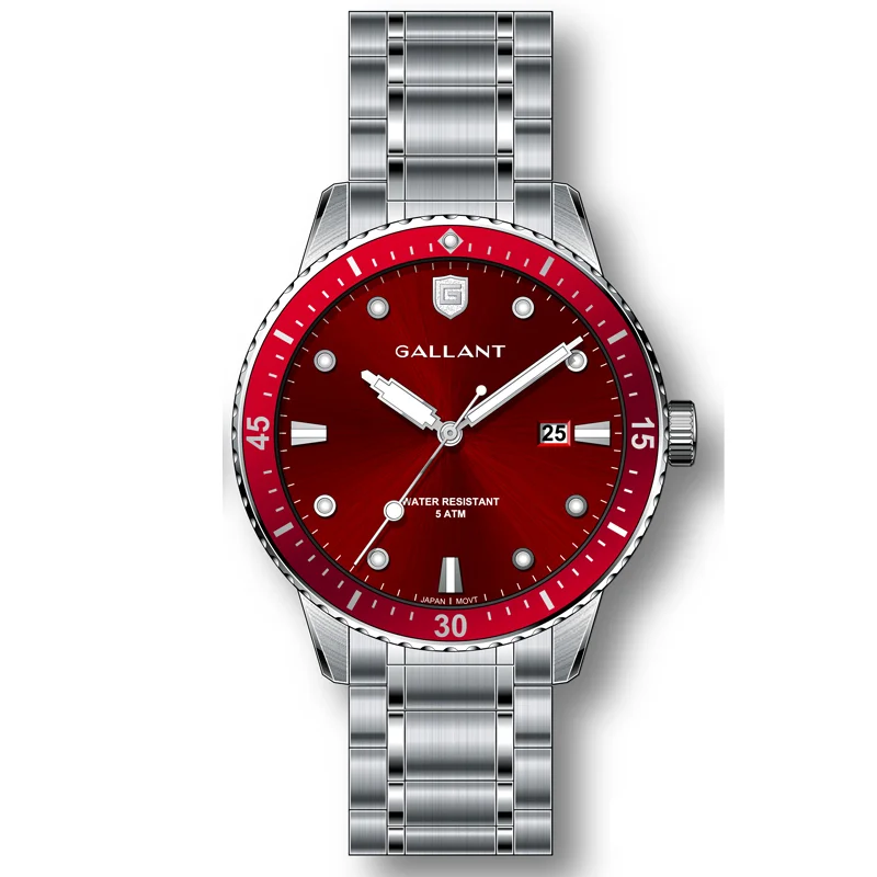 OEM watches stainless steel super luminous hand sapphire crystal 10 ATM water resistant automatic watch diver watch