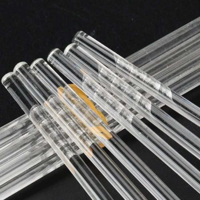 Transparent Optical Glass Quartz Rod Glass Rod Clear Glass Tube