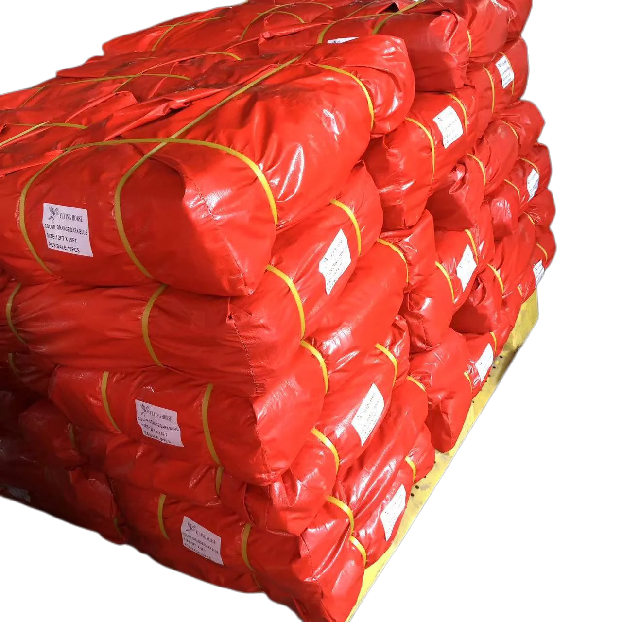 Hdpe Woven Waterproof Blue Fabric Tarps Cover 10X12M PE Tarpaulin Sheet mattress bag