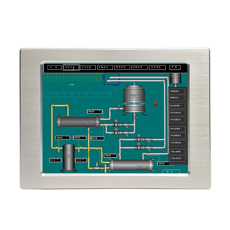 High Grade Factory Price New 8 Inch Small Size Resistive Touch Display Outdoor Display Monitor