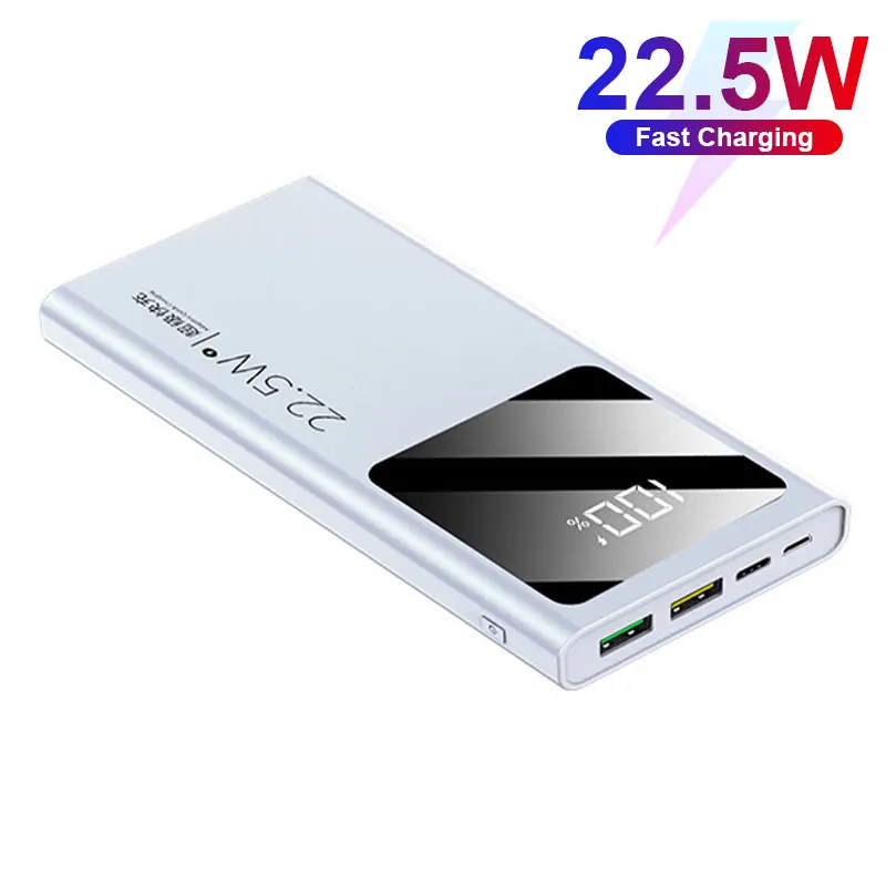 New Style Arrival PD22.5W 20000mah Power Bank, Amazon Hot Ultra Slime Portable Fast Charging 20000mah Power Bank