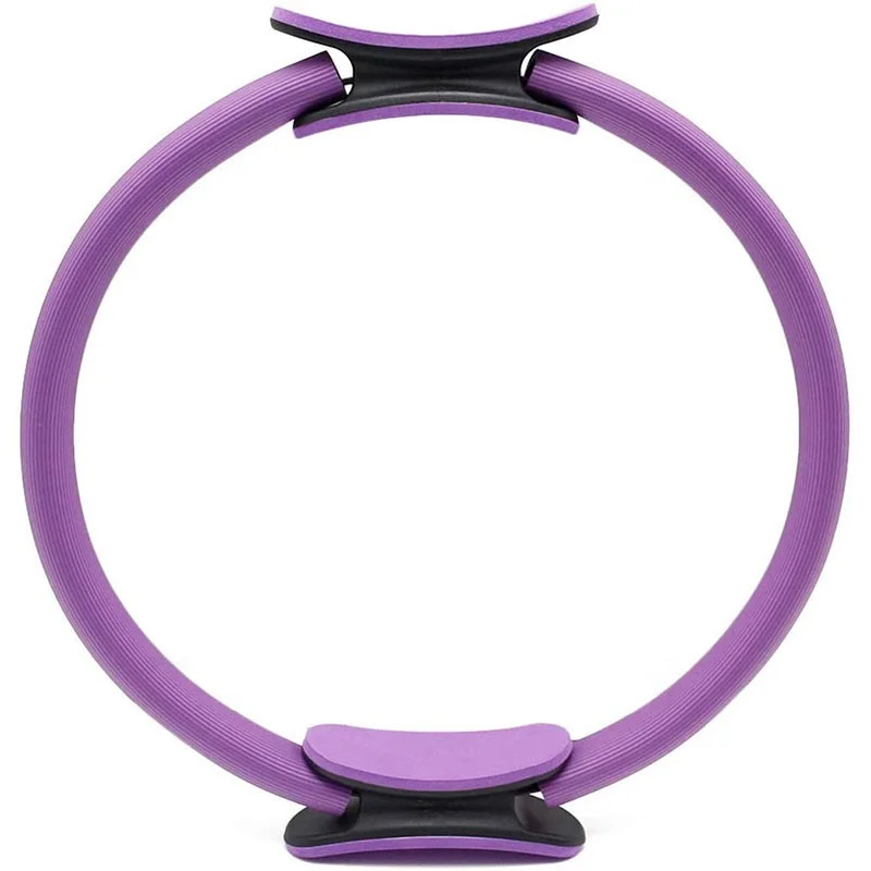 Eco strong fitness home workout yoga magic circle pilates ring set with handle